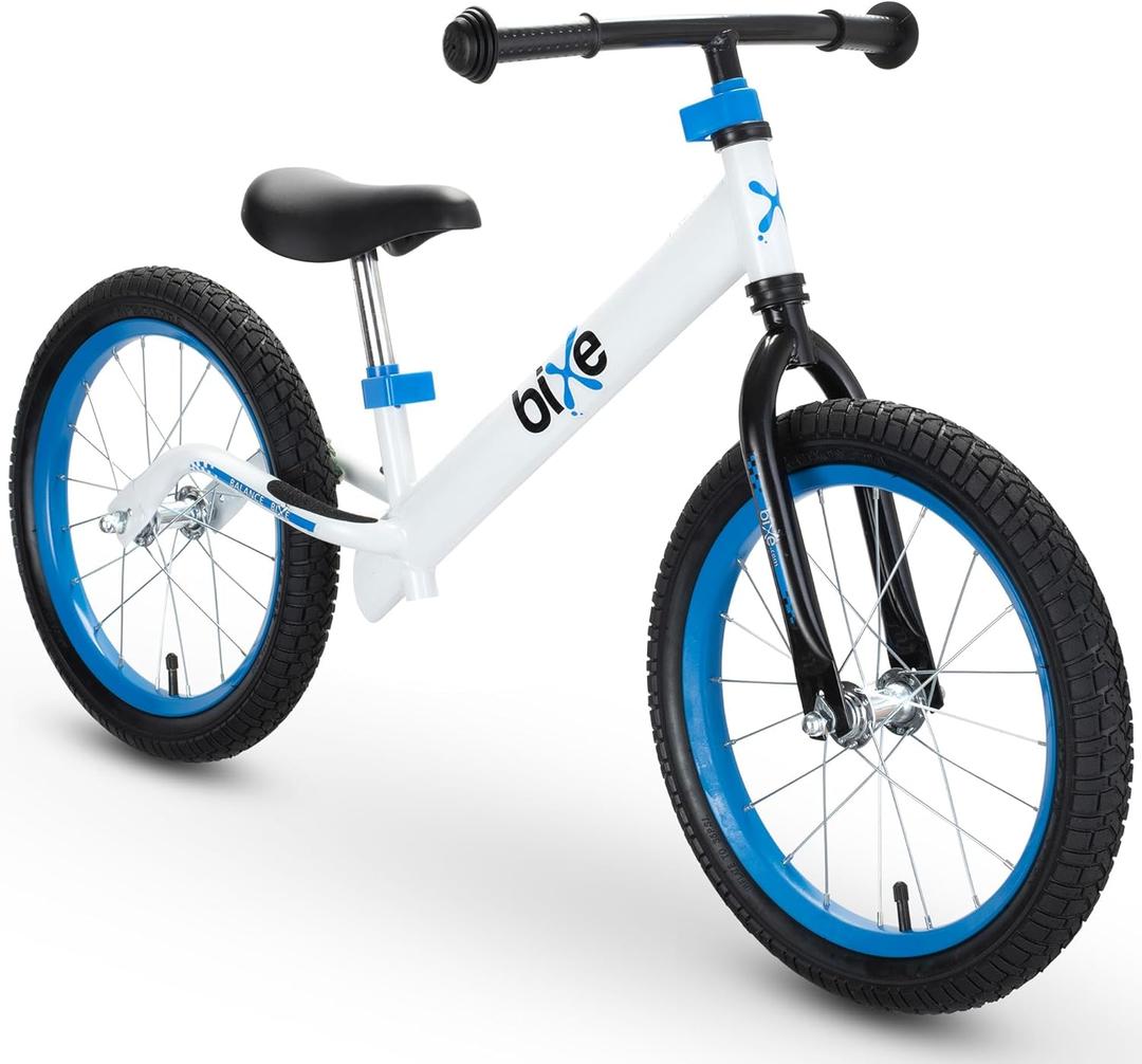 Balance Bike: for Big Kids Aged 4, 5, 6, 7, 8 and 9 Years Old - No Pedal Sport Training Bicycle | 16inch Wheel (Blue)