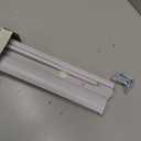 Cordless Light Filtering Mini Blind, 25 x 64 in, Pearl White