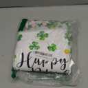 XCHI Gnomes Green Shamrocks Clovers Horseshoes St. Patrick's Day Kitchen Towels Dish Towels 18x26 Inch Home Kitchen Decorations Hand Towels Set of 2 Drying Dishcloth