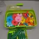 CENOVE Birthday Toys Gifts for 3 4 5 Years Old Toddler Girls Boys,Flower Garden Building Toy STEM Educational Activity Preschool Gift Toys for Kids Age 3+ with Storage Box (Multicolor)