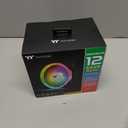 Thermaltake SWAFAN EX 12 ARGB PC Cooling Fan, 3Fan pcak, 500~2000 RPM, Magnetic Connection, Reversable Blades, sync with MB RGB Software, CLF167PL12SWA, 120mm, Black