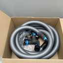 Cen-Tec Systems 94720 Quick Click 20 Ft. Hose for Home and Shop Vacuums with Expanded Multi-Brand Power Tool Adapter Set for Dust Collection