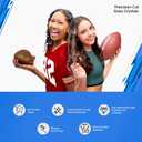 blinger Ultimate Fan Refill Pack of 30 Dazzling Hair-Safe Gems - Light Green  as seen on Shark Tank | Hair-Safe Bedazzler Gem Stamper for all the Sports Lovers | Fun Gift, Game Days, Sports