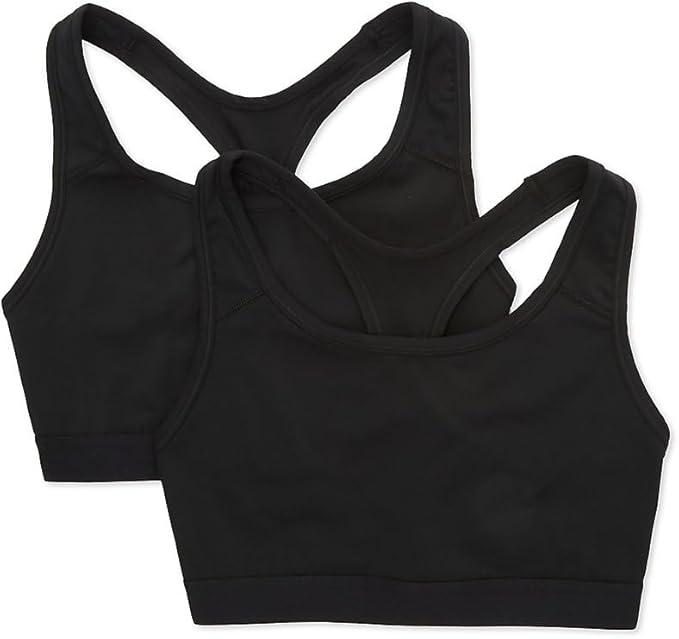Fruit of the Loom Women's Medium Impact Sports Bras Supports Without Padding,  Size XXL