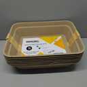 Disposable Litter Boxes (Brown, Large 8-Pack)