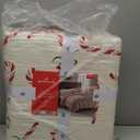 Hallmark - King Quilt, 3-Piece Holiday Quilt Set with Shams, Reversible Quilt (Multi Candy Canes, King)