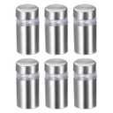 uxcell 1/2 Dia x 1"(12x24mm) Standoff Screws Wall Mount Sign Holders Acrylic Glass Nails 6pcs