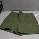 Amazon Essentials Women's Mid-Rise Slim-Fit 5 Inch Inseam Khaki Shorts (10, Dark Olive)