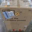 BLACK+DECKER Small Portable Washer, Washing Machine for Household Use, Portable Washer 2.0 Cu. Ft. with 6 Cycles, Transparent Lid & LED Display