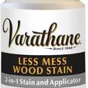 Varathane 368031 Less Mess Wood Stain and Applicator, 4 oz, Ebony