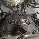 Masquerade Masked Ball Party Prom Fancy Dress Costume Accessory, Unisex-Adult, 49 pieces