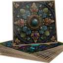 24PCS Removable Art Wall Tile Decal Peel & Stick Backsplash Tiles Stickers Self Adhesive Wallpaper for Kitchen Bathroom Laundry Decor 7.87 x 7.87 inch (Hzw-nhz-66)