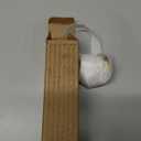 Vitalizart White Ribbon Double Face Silky Satin Ribbon 5/8" Crepe Silk Like Handmade Frayed Fringe for Gift Wrapping Baby Shower Wedding Bridal Bouquets Holiday Decor 15 Yard Cream Ivory White