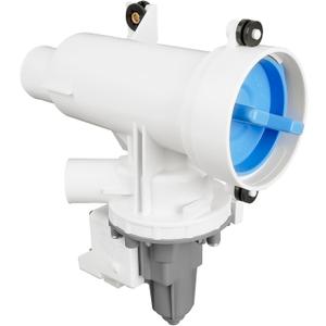 WH11X29539 Wahser Drain Pump and Filter Fits GE Front Load Washers GFW550SPN2DG, Replaces B25-3A04, 4962370, AP6986715, EAP16217203, PD00065822, PS16217203