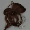 Hair Toppers for Women Real Human Hair, 3D Cover Clip in Bangs Realistic Scalp Line Human Hair Toppers for Women with Thinning Upgrade Basement with Bangs (Mocha Brown, 3D Wispy Bangs 5x9)