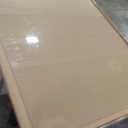 36" x 46" Chair Mat for Carpet - Office Chair Mat - Tempered Glass Floor Mat for Home/Office/Carpet Clear Computer Floor Mat - with 4 Anti-Slip Pads (Transparent)