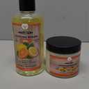 CLARK'S Food Grade Mineral Oil (12oz) and Carnauba Wax (6oz) Set - 100% Natural Butcher Block Oil and Cutting Board Wax - Food Safe Beeswax and Wood Cutting Board Oil with Orange & Lemon Extract