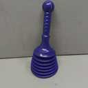 Large Drain Plunger for Kitchens, Bathrooms, Baths, Waste Pipes and Showers. Heavy Duty, Powerful, Commercial Style 'Plumbers Plunger' with Large Bellows