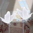 TRAVELER Butterfly Floor Lamp - 2pcs 23.6" Wedding LED Creative Ceiling Lights Adjustable Height Hanging Decoration Props for Wedding Stages Halls Party Events