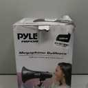 Pyle Megaphone Speaker PA Bullhorn Built-in Siren - Adjustable Volume Control & 1200Yard Range - for Football, Soccer, Baseball, Hockey & Basketball Cheerleading Fans & Coaches or for Safety Drills (Black)