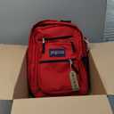 JanSport Laptop Backpack - Computer Bag with 2 Compartments, Ergonomic Shoulder Straps, 15 Laptop Sleeve, Haul Handle - Red Tape (One Size)