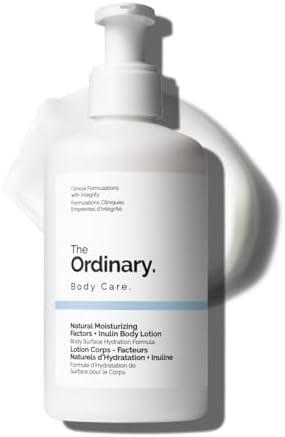 The Ordinary Natural Moisturizing Factors + Inulin Body Lotion, Lightweight Hydration for All-Day Moisture & Skin Barrier Support, Accepted by the National Eczema Association, 8.1 Fl Oz, EXP Unknown