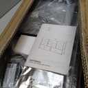 Dresser TV Stand with 8 Drawers, Dresser TV Stand with LED Lights & Power Outlets, Bedroom Dresser, Chest of Drawers for 55'' Long TV, Wide Fabric Dresser (Rustic Brown)