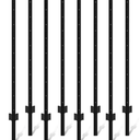 XYADA Fence Posts Sturdy Duty Metal Fence Post,U Post for Fencing in Garden Yard and Outdoor Wire (4FT- 8 Pack)