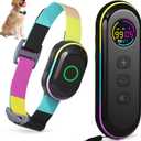 Podazz Dog Shock Collar & Dog Bark Collar, 2 in1 Collar Dog Bark Training Collar with 5 Adjustable Sensitivity, 3 Training Modes, 3300FT Remote, IPX7 Waterproof, Rechargeable for Dogs (Multi-Color)