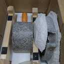 Natural Stone Grain Mill, Manual Granite stone grinder with Wooden Base
