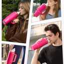 Tumbler Adapter for Stanley to Flavors Cartridges | Leak-Proof Silicone, Food-Grade Material, Compatible with 30oz & 20oz Stanley Quencher H2.0 FlowState Tumblers and Flavor Cartridges, Easy Clean (Passion Pink)