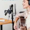 XLR to 3.5mm Cable 6ft Microphone Cable Unbalanced 1/8 inch to XLR Female Microphone Cord for Camcorders, DSLR Cameras, Computer Recording Device-Grey