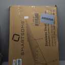 Smartsome | Wall Mounted | Clothes Drying Rack | 30" Wide | 20 Linear Feet Capacity | 8 Smooth Round Stainless Steel Rods | 60 lb Capacity | Fully Assembled | Compact Sturdy Space-Saving Design