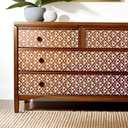 15 Pieces Stencils for Painting, Border Leaf Stencil Template Plant Furniture Cake Decorative Stencils for Wood DIY Craft Canvas Fabric Home Decor (15pcs Border)