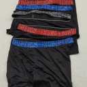 Hanes Boys' Big Performance Tween Boxer Brief Pack, X-Temp Mesh Stretch Underwear, Black, 6-Pack XL