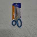 Westcott 14643 Soft Handle 8-Inch Straight Scissors, Blue, 1-Count