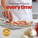 Hans Grill Pizza Peel PRO | Made for XL Pizza 12 inch + | Professional Restaurant Grade Perforated Metal Non-Stick Paddle for launching, turning and retrieving pizzas