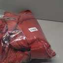 Outdoor Daybed Cushion Cover, 66" Replacement Round Bed Cushion Cover,Outdoor Waterproof and Fade-Resistant Sun Bed Out Door Cushions Cover - Patio Round Daybed Cushions Cover, Covers ONLY (Red)