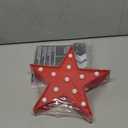 Tuanse 2 Pcs Movie Night Supplies Movie Theater Decor Film Clapper Board Accessory and Marquee Light LED Star Sign Props for Moving Night Decorations Party Supplies