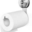 Toilet Paper Holder - JOMOLA Vacuum Suction Cup Toilet Paper Holder Bathroom Tissue Paper Stainless Steel Holder Toilet Paper Roll Dispenser Brushed Finish