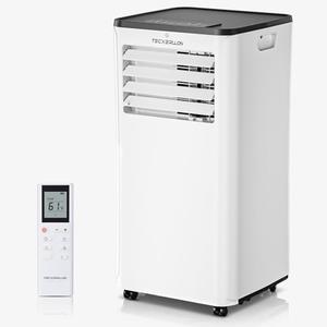 TECXERLLON 10000 BTU Portable Air Conditioners, 4-in-1 Portable Ac with Cooling, Dehumidifier, Fan & Sleep Modes, 2 Speeds, Auto Swing, Cools up to 480 Sq. Ft. for Home, Office, Garage