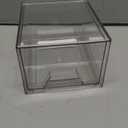 4 Pack Stackable Makeup Organizer,4.4'' Tall Acrylic Bathroom Organizer and Storage Drawers, Clear Plastic Drawer Storage Bins For Vanity, Undersink, Cabinets, Pantry