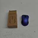 WisFox 2.4G Wireless Mouse for Laptop, Ergonomic Computer Mouse with USB Receiver and Type-C Adapter, 3 Adjustable Levels, 6 Button Cordless Wireless Mice for Windows Mac PC Notebook (Blue)