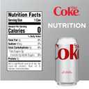 2 x Diet Coke Soda Soft Drinks, 12 fl oz Fridge Pack Cans, 12 Pack - Cola Flavored Diet Soda Soft Drinks