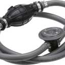 Attwood Mercury Marine Fuel Line Kit, EPA Compliant, 6 Ft, 3/8-In Dia. Hose with Tank & Engine Fittings, includes Sprayless Connector (Tank-side Fitting), Primer Bulb, Fuel Demand Valve, 93806MUSD7