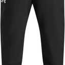 Under Armour Boys Hockey Warm Up Pants (X-Large, (001) Black / / White)