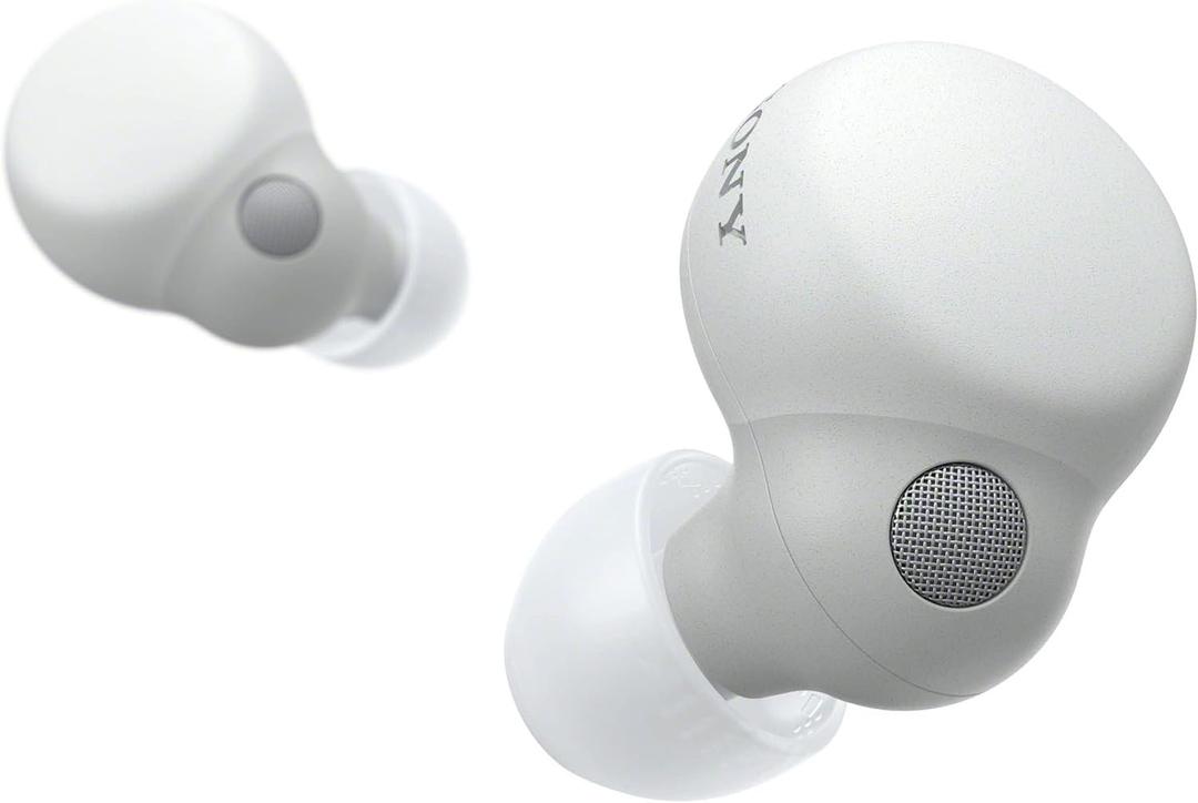 Sony LinkBuds S Truly Wireless Noise Canceling Earbud Headphones with Alexa Built-in, Bluetooth Ear Buds Compatible with iPhone and Android, White