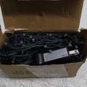 YEGUO 66ft 200 LED Blue Christmas Lights Outdoor Waterproof, Green Wire String Lights Indoor, Twinkle Tree Lights Plug in with Memory Timer