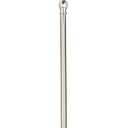 Hanaloa Large Farmhouse Pendant Lights for Dining Room Table Kitchen Island Entryway Foyer, Mid Century Modern Ceiling Hanging Light fixtures with Clear Bubble Glass Shade, Brushed Nickel Finish (10" Seeded)