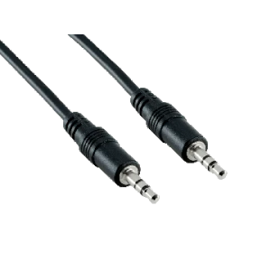 Length Cable, 3,5 Ft, Audio Cable , Black, 3 pcs